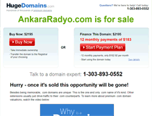 Tablet Screenshot of ankararadyo.com